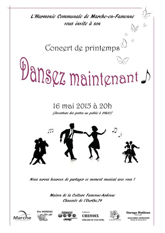 invitations concert printemps 2015 couleur